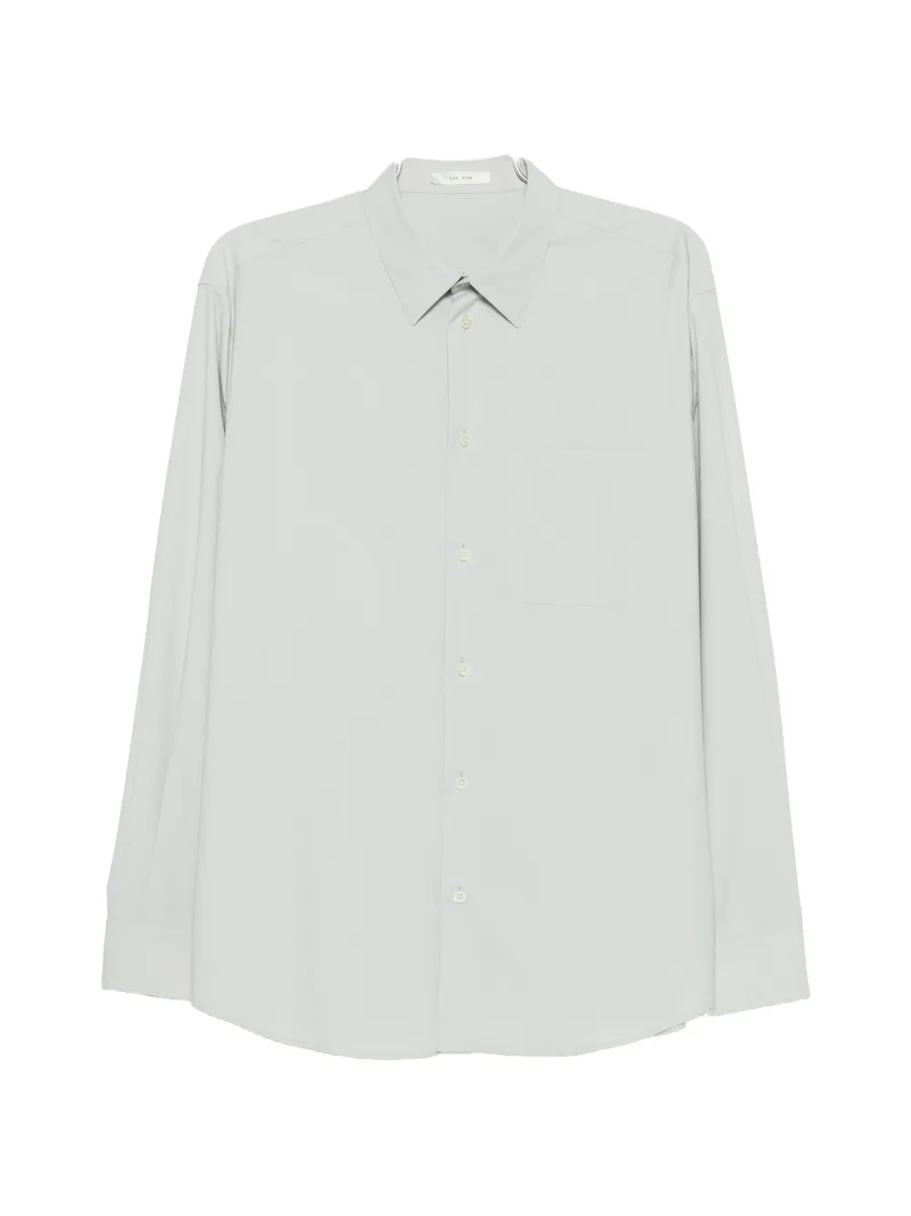 The Row Pace Long-sleeve Shirt In Grey