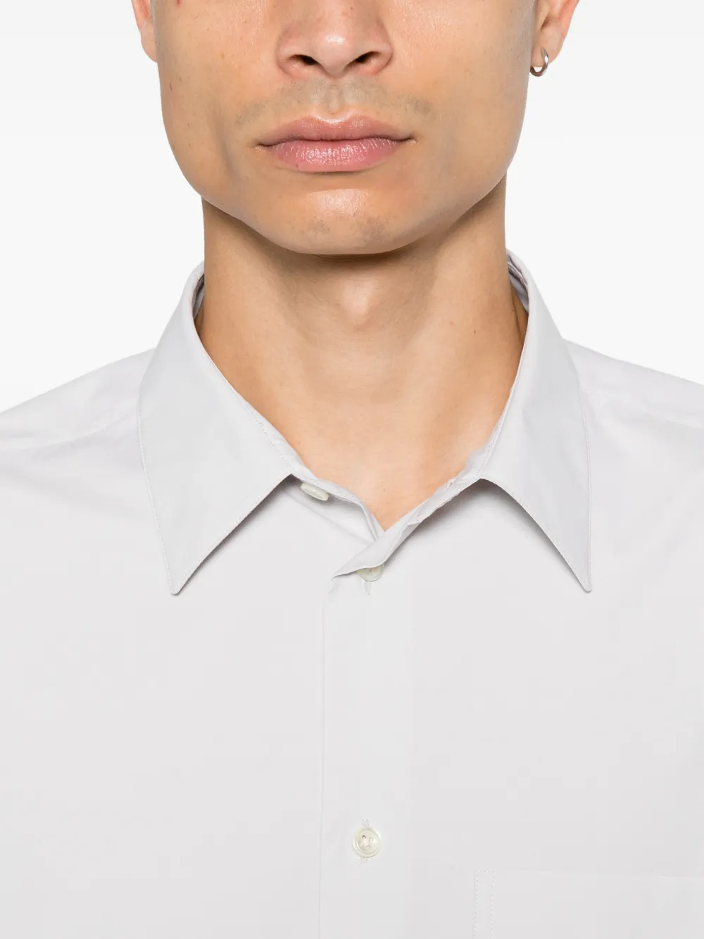 The Row Pace Long-sleeve Shirt in Grey, view 5