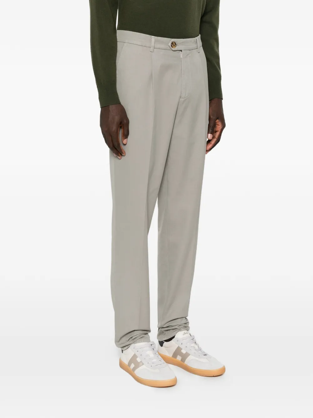 Brunello Cucinelli Straight plooibroek Grijs