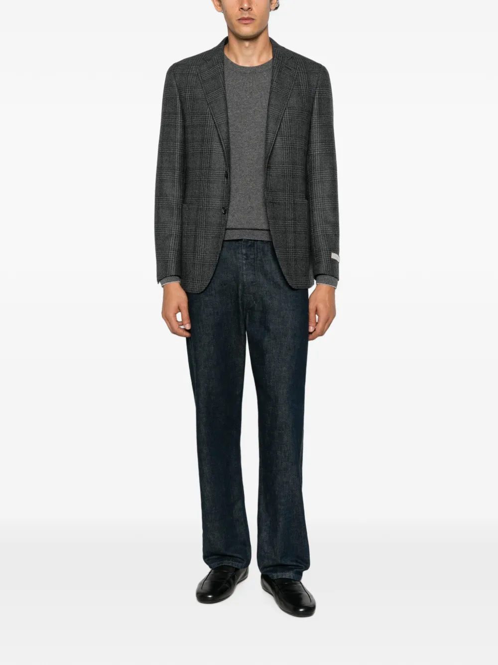 Brunello Cucinelli fine-knit sweater Grijs