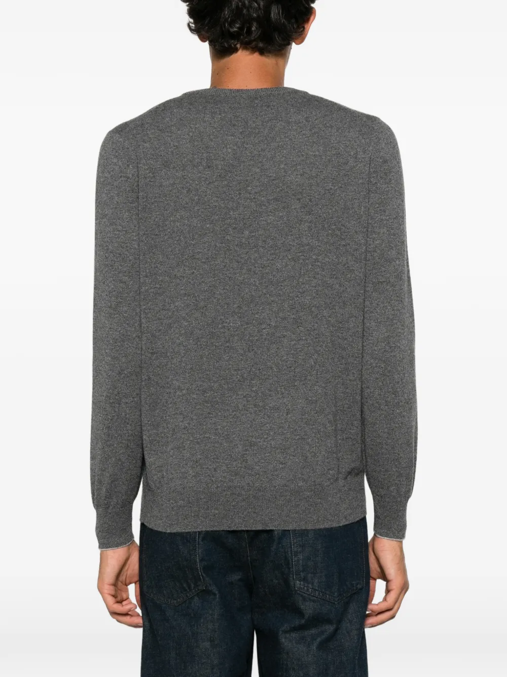 Brunello Cucinelli fine-knit sweater Grijs