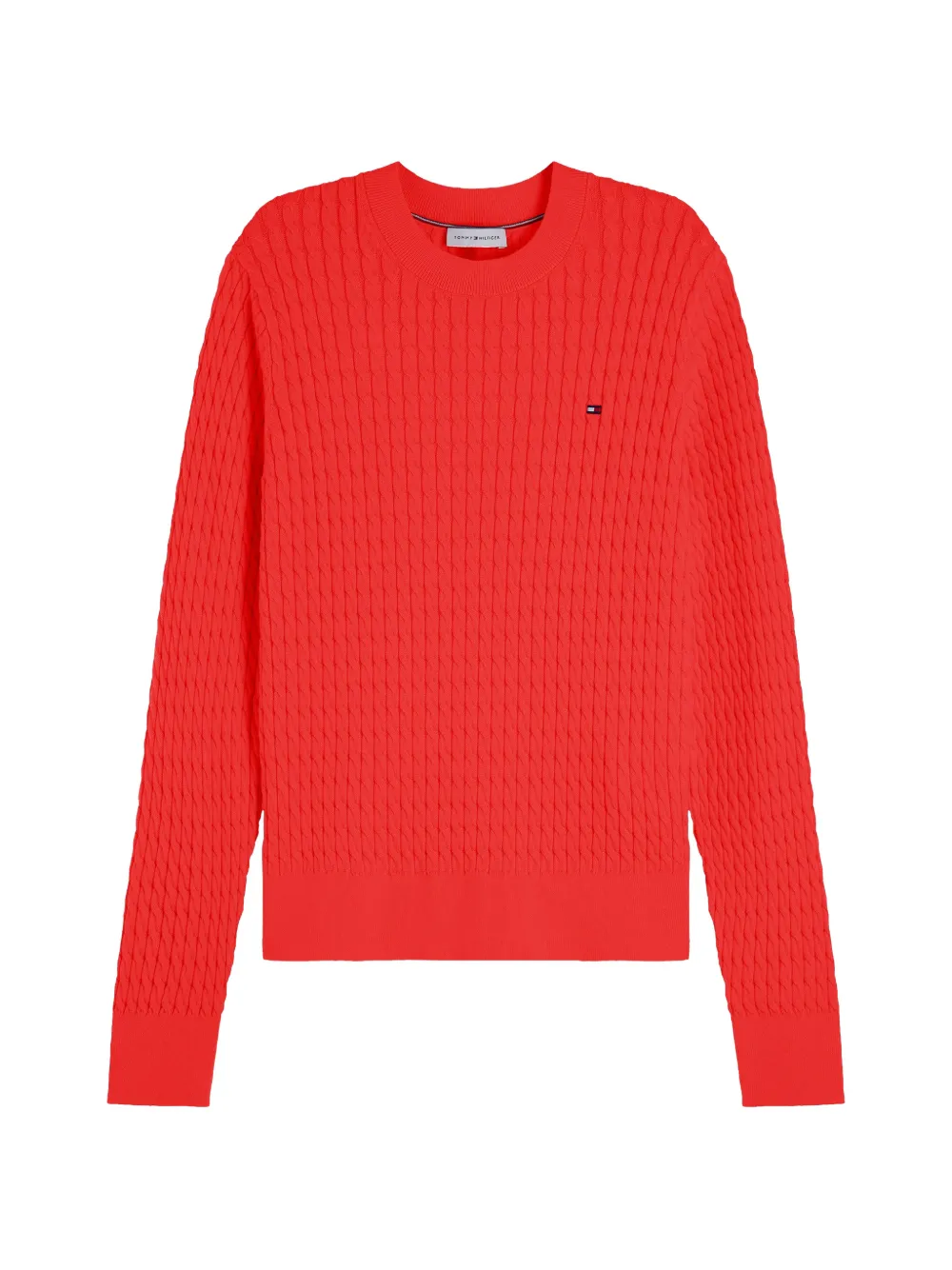 Tommy Hilfiger cable-knit sweater - Rot