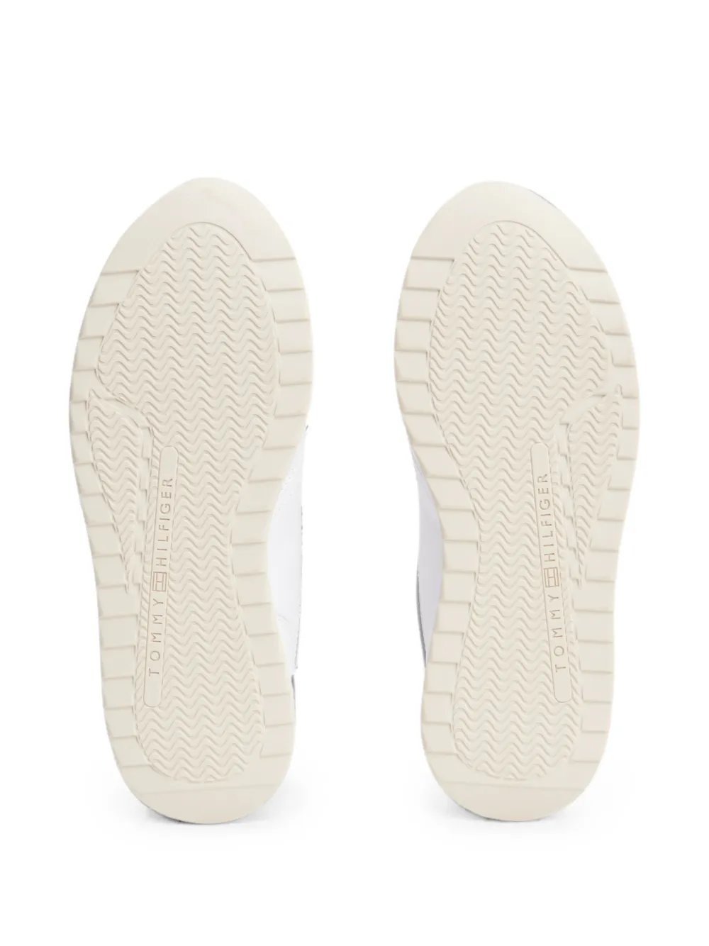 Tommy Hilfiger Sneakers met logoplakkaat Wit