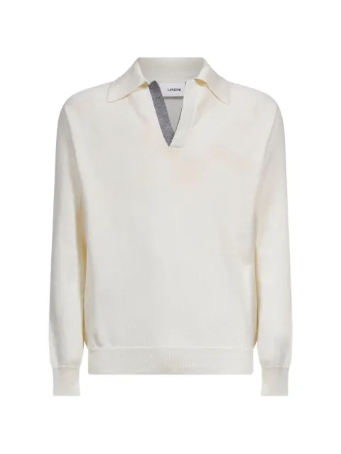 Lardini contrast-trim raglan-sleeve sweater