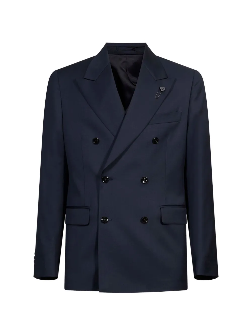 Lardini peaked-lapel double-breasted suit - Blu