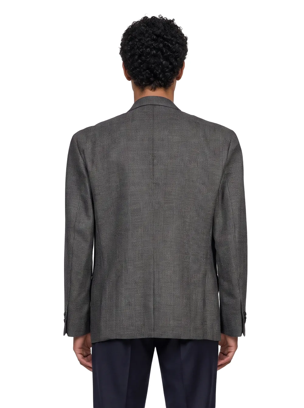 Lardini Wollen blazer met dubbele rij knopen Grijs