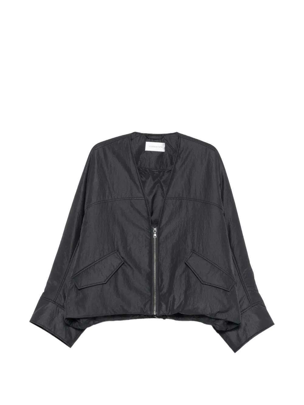 Christian Wijnants Jelana zip-up collarless jacket