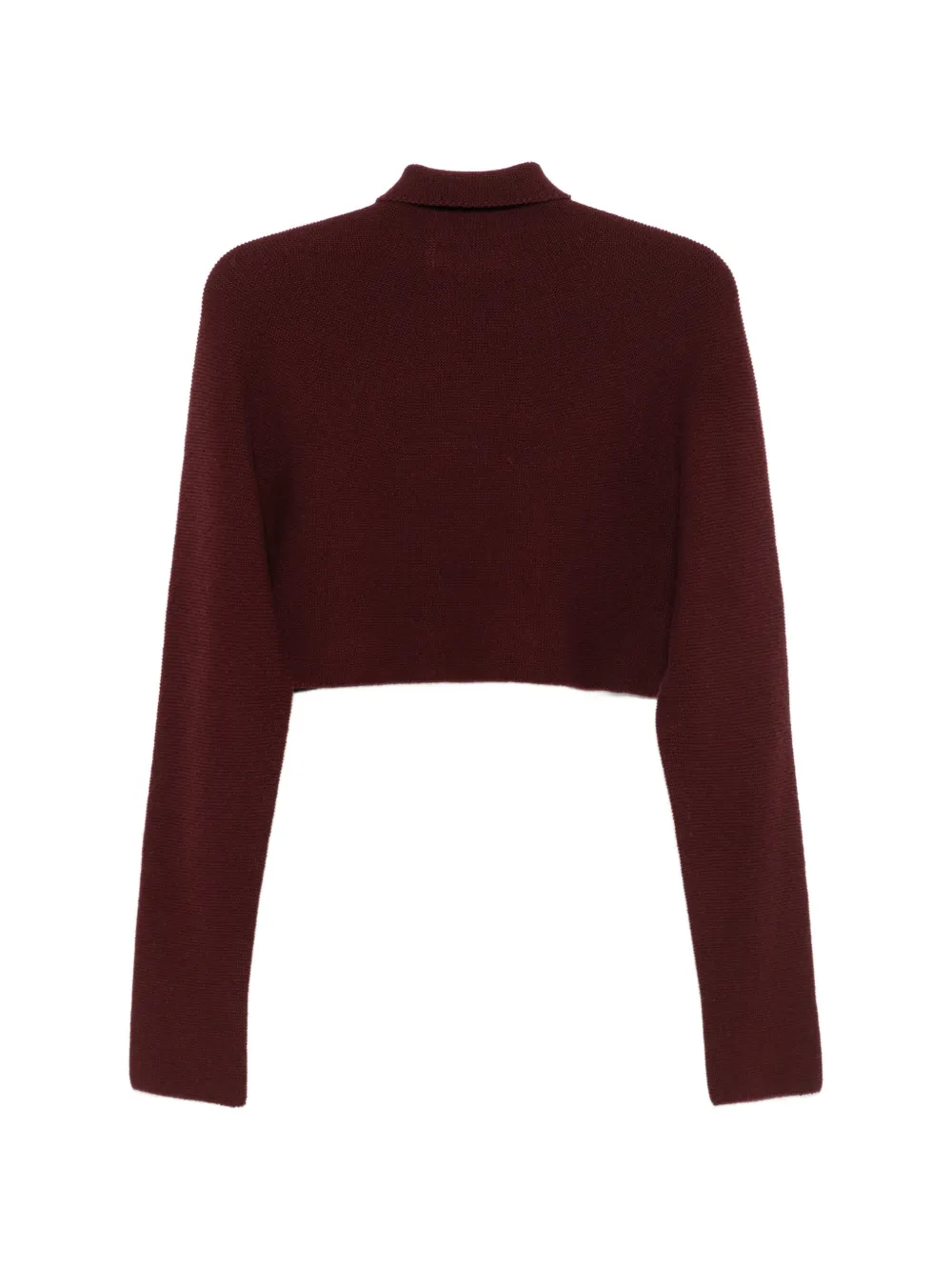 Christian Wijnants Kavin cropped trui met hoge hals Rood