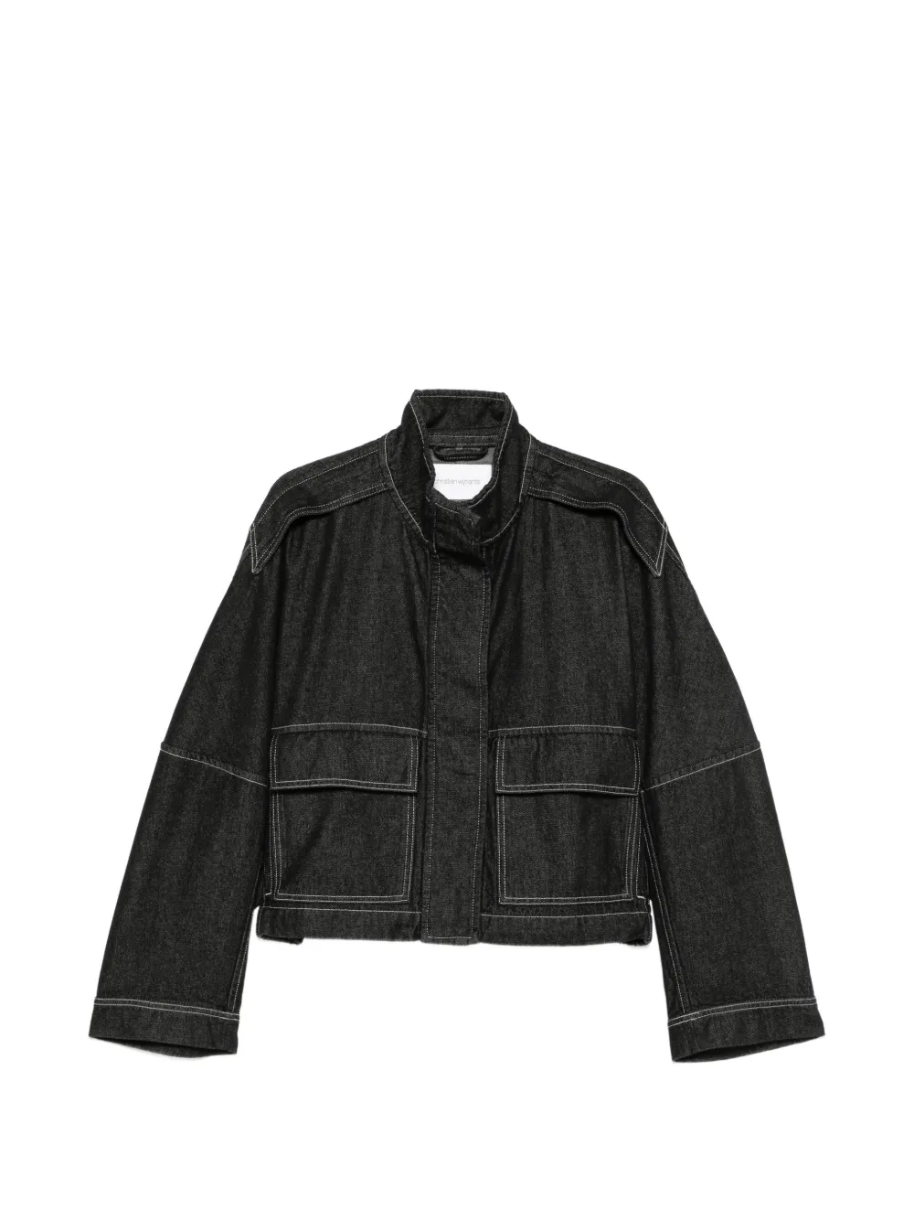 Christian Wijnants Jola contrast-stitch denim jacket