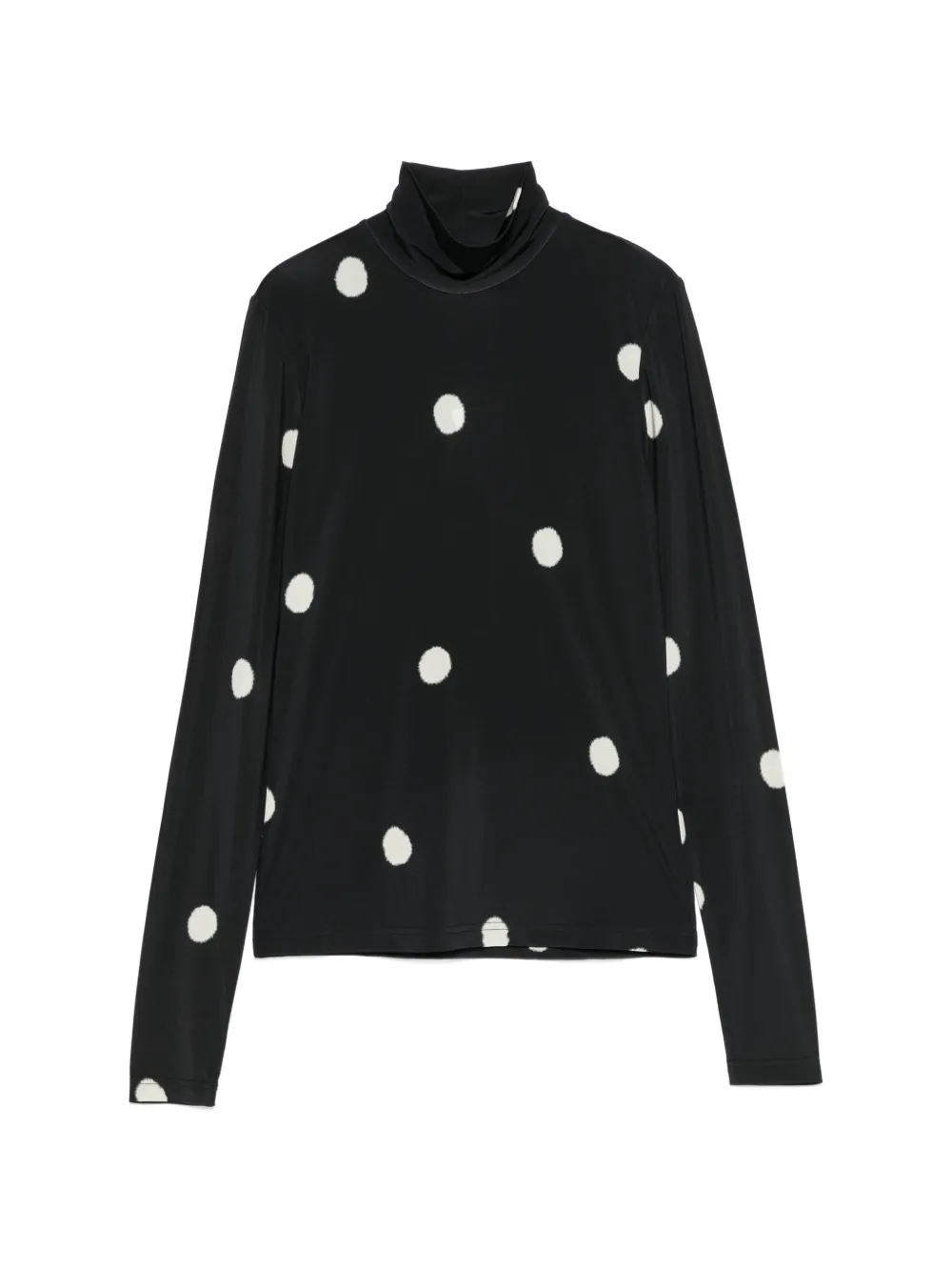 Christian Wijnants Tugal polka-dot high-neck top