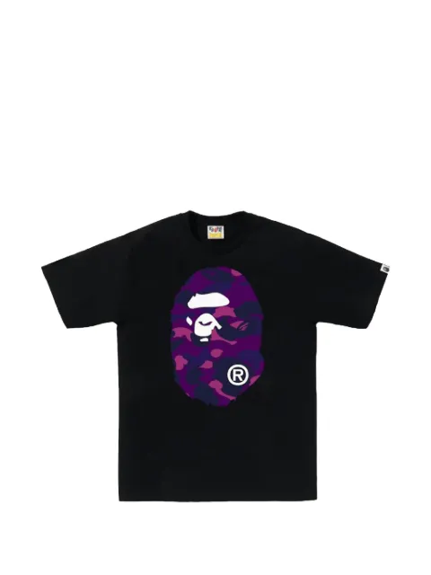 A BATHING APE® camiseta Ape Head con motivo militar