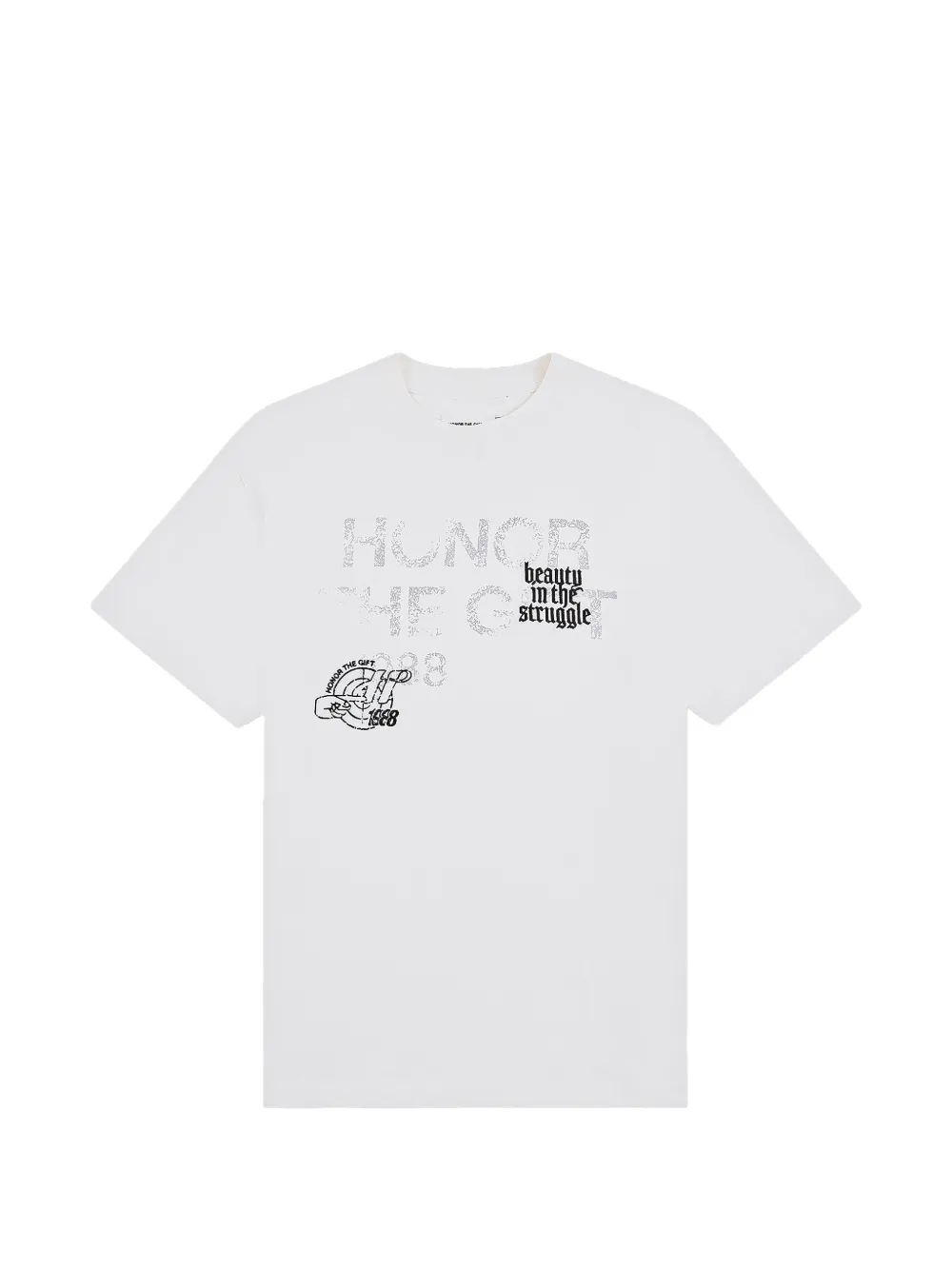 Honor The Gift Beauty In The Struggle graphic-print T-shirt