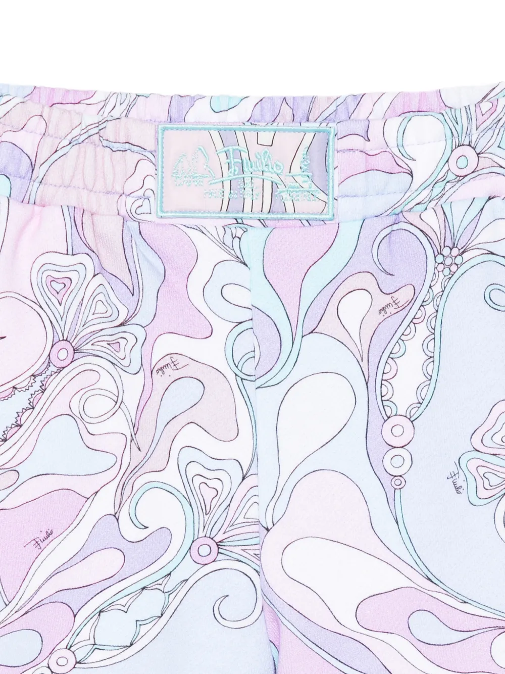 PUCCI Junior Shorts met abstracte print Roze