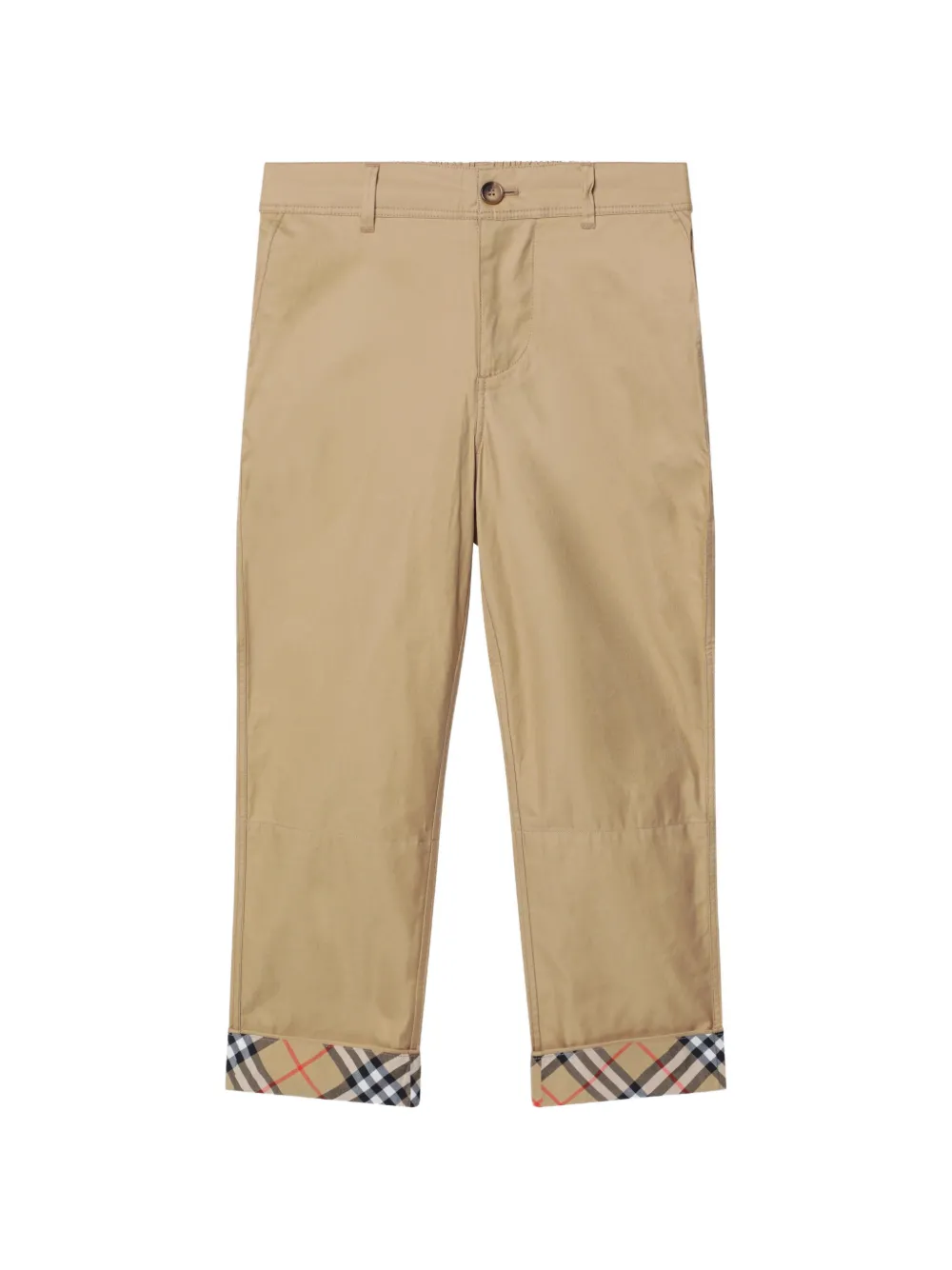 Burberry Kids Sheldon Check trousers - Toni neutri