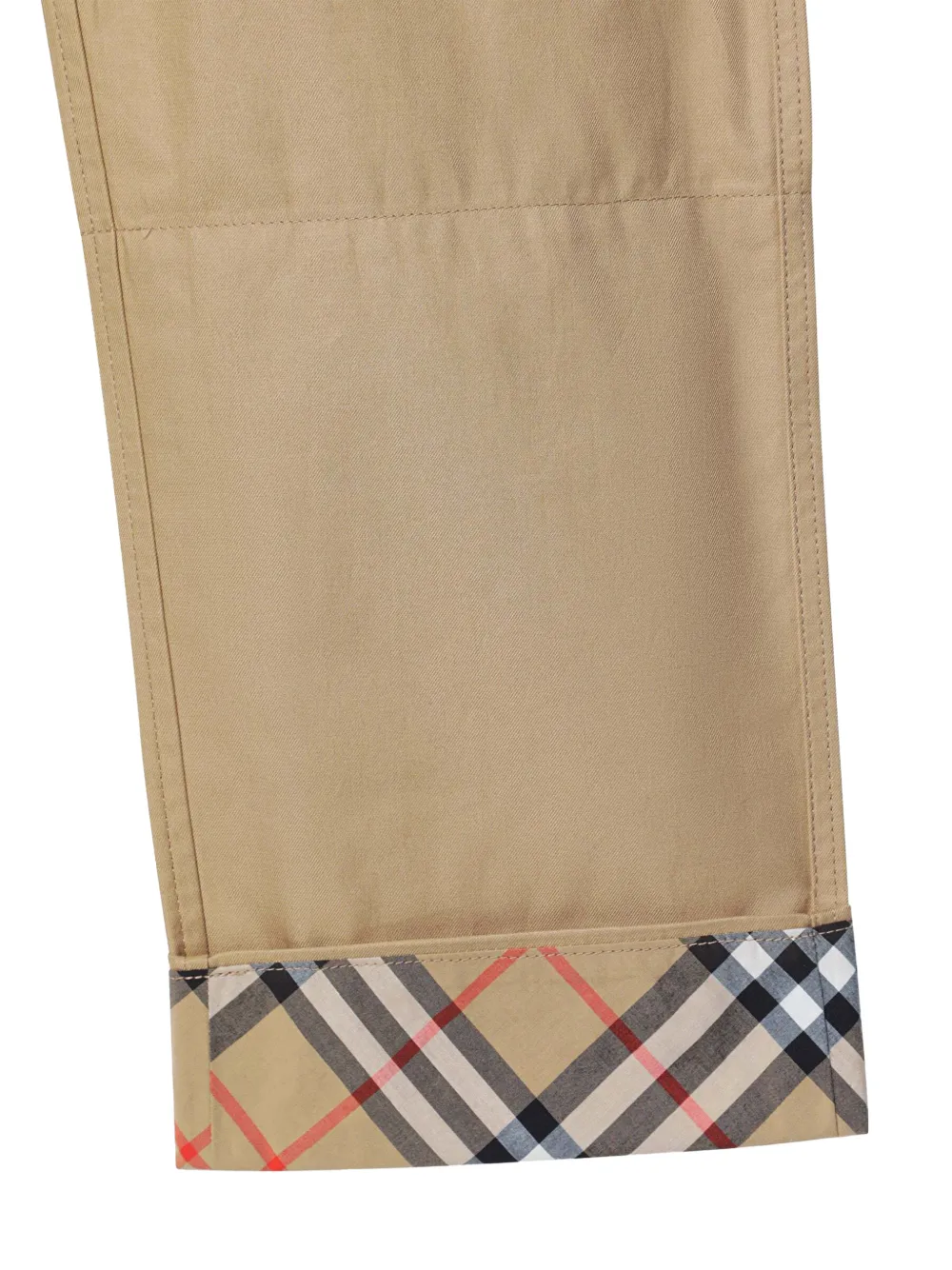 Burberry Kids Sheldon Check broek Beige