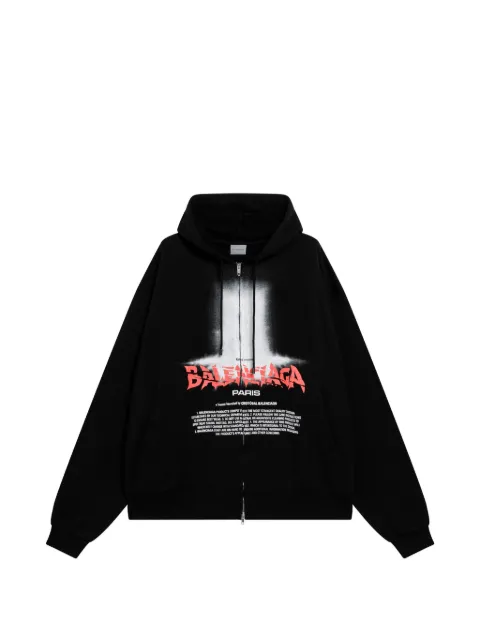 Balenciaga The Door oversized logo-print hoodie