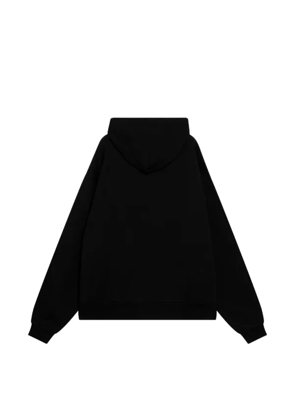 Balenciaga The Door Oversized zip-up Hoodie | Black | FARFETCH