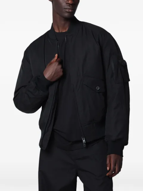 Y-3 logo-print bomber jacket