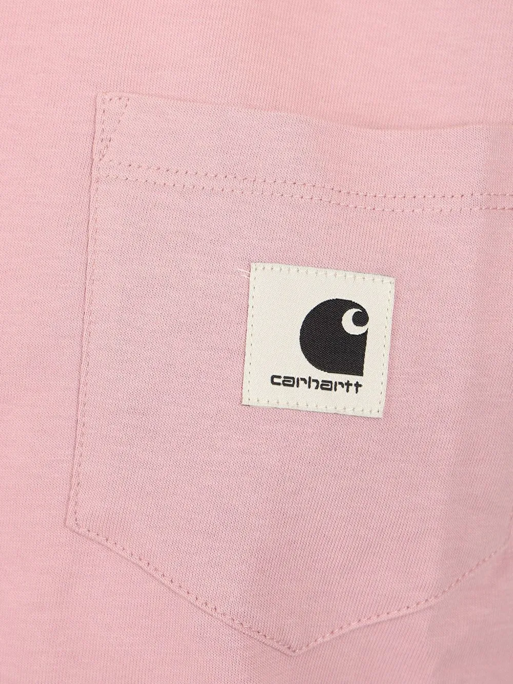 Carhartt WIP Hortensia T-shirt met logopatch Roze