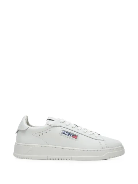 Autry Dallas logo-patch leather sneakers