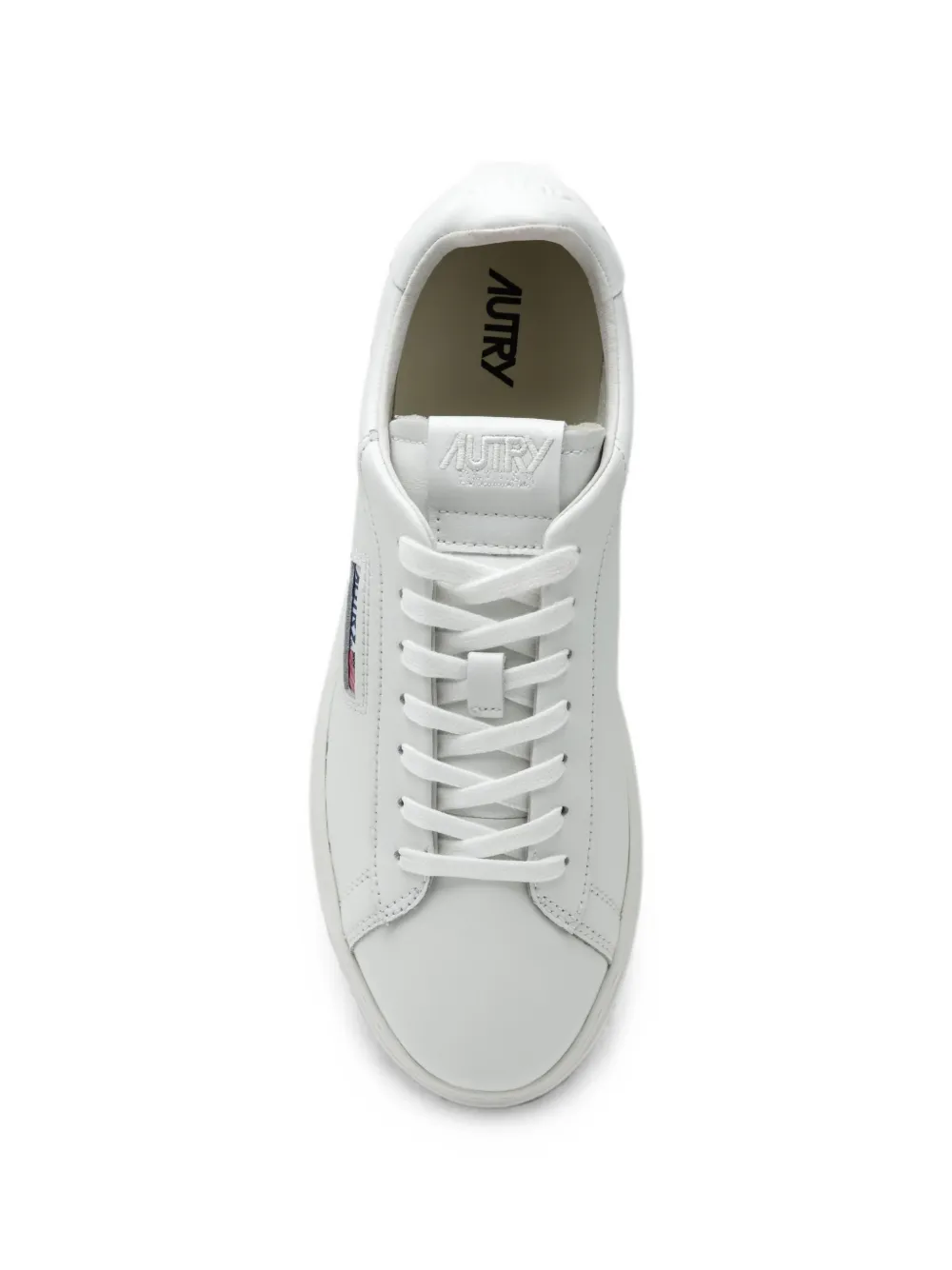 Autry Dallas leren sneakers met logo-patch Wit