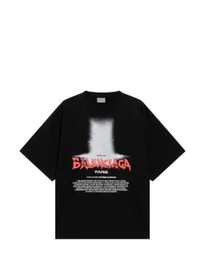 る*る様 BALENCIAGA ロゴプリント Tシャツ レディース BALENCIAGA（バレンシアガ）ウィメンズ Tシャツ・カットソー - FARFETCH