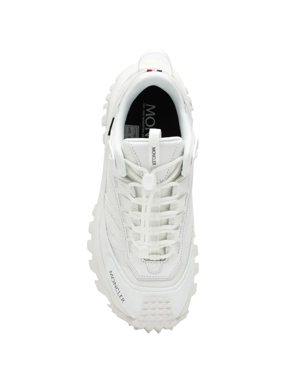 Moncler panelled low-top sneakers Wit