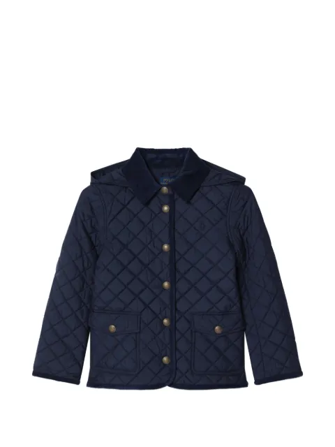 POLO RALPH LAUREN KIDS quilted hooded jacket