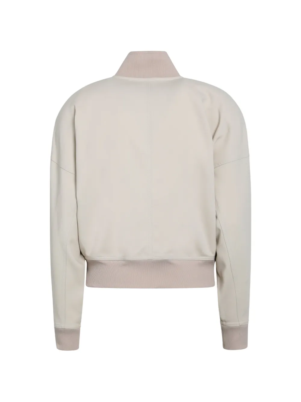 Gucci Bomberjack met geribbelde afwerking Beige