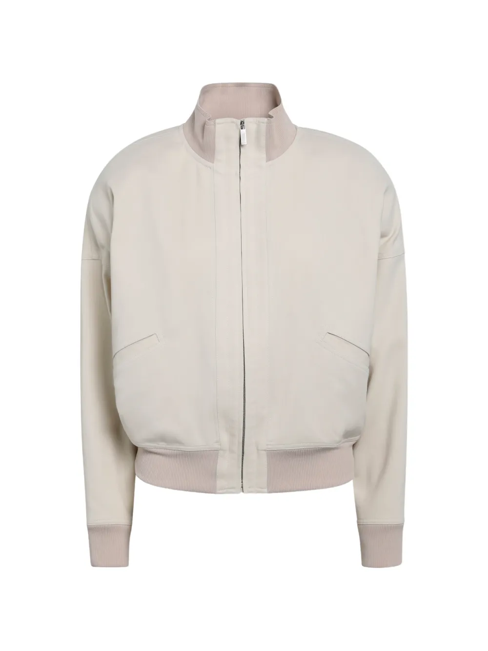 Gucci Bomberjacke mit gerippten Details - Nude