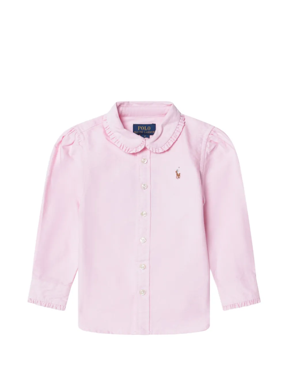 POLO RALPH LAUREN KIDS Camicia con ruches - Rosa