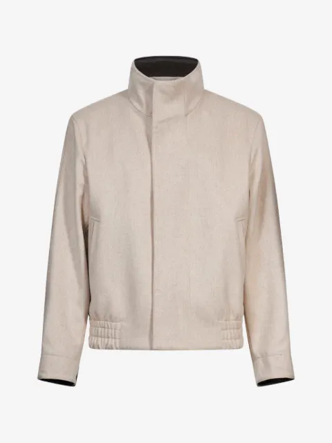 Lardini high-neck lightweight jacket