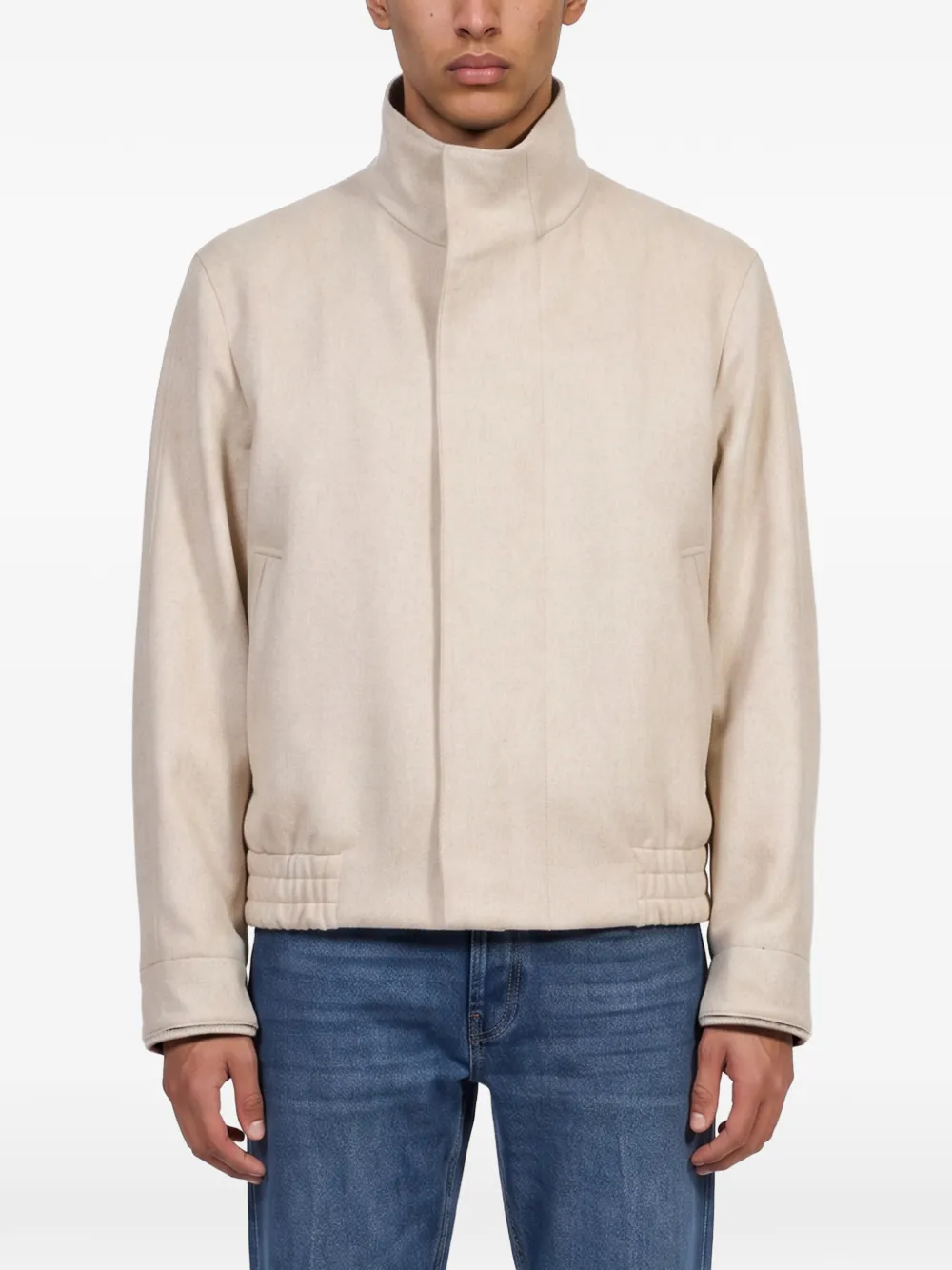 Lardini Jack met hoge hals Beige