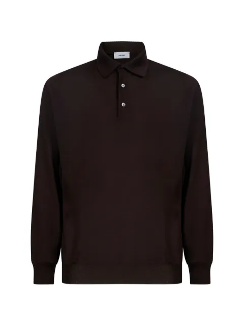 Lardini long-sleeve polo shirt