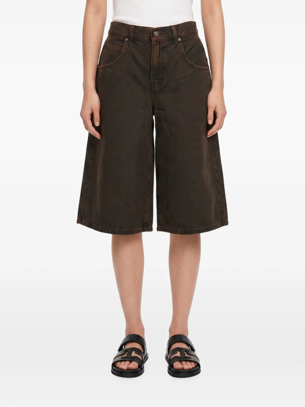 Levi's Super Baggy logo-patch knee-length shorts Bruin