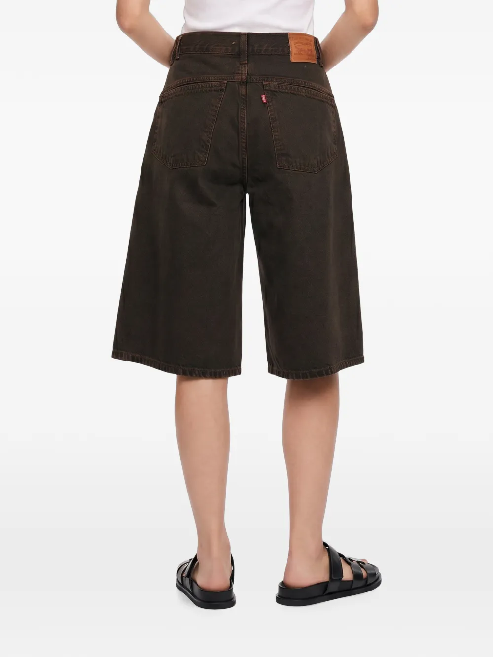 Levi's Super Baggy logo-patch knee-length shorts Bruin