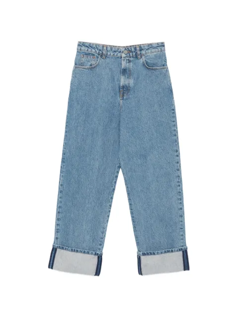 Róhe Rixt Jeans mit Umschlag