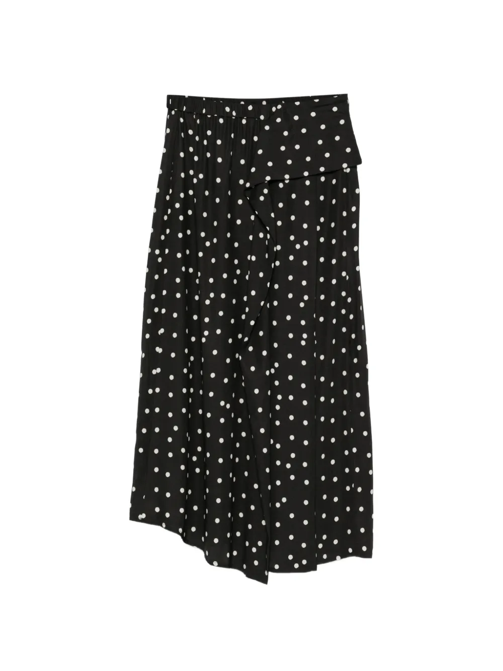Christian Wijnants Sedona polka-dot ruffled midi skirt