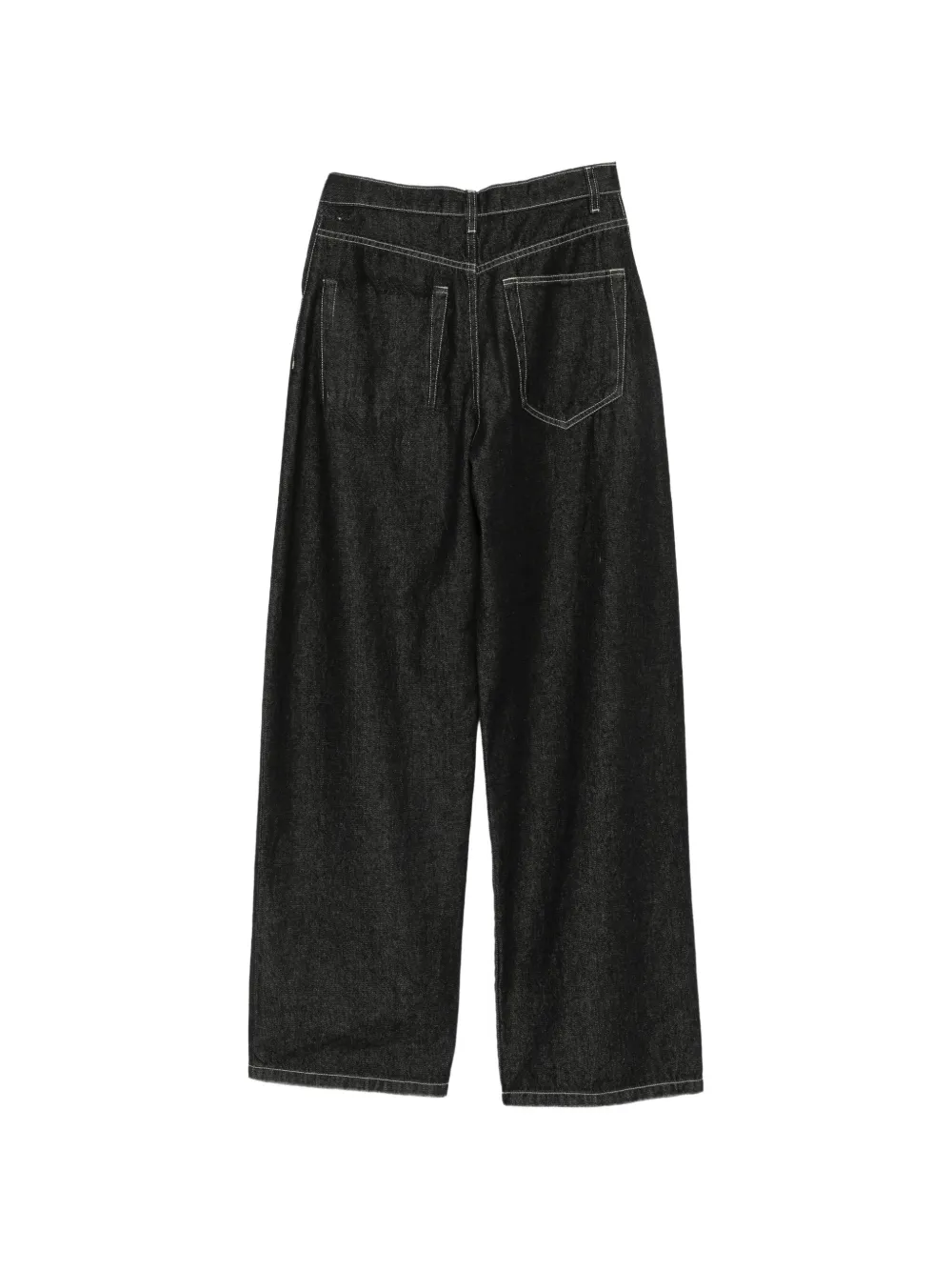 Christian Wijnants Patan jeans met contrasterende stiksels Zwart