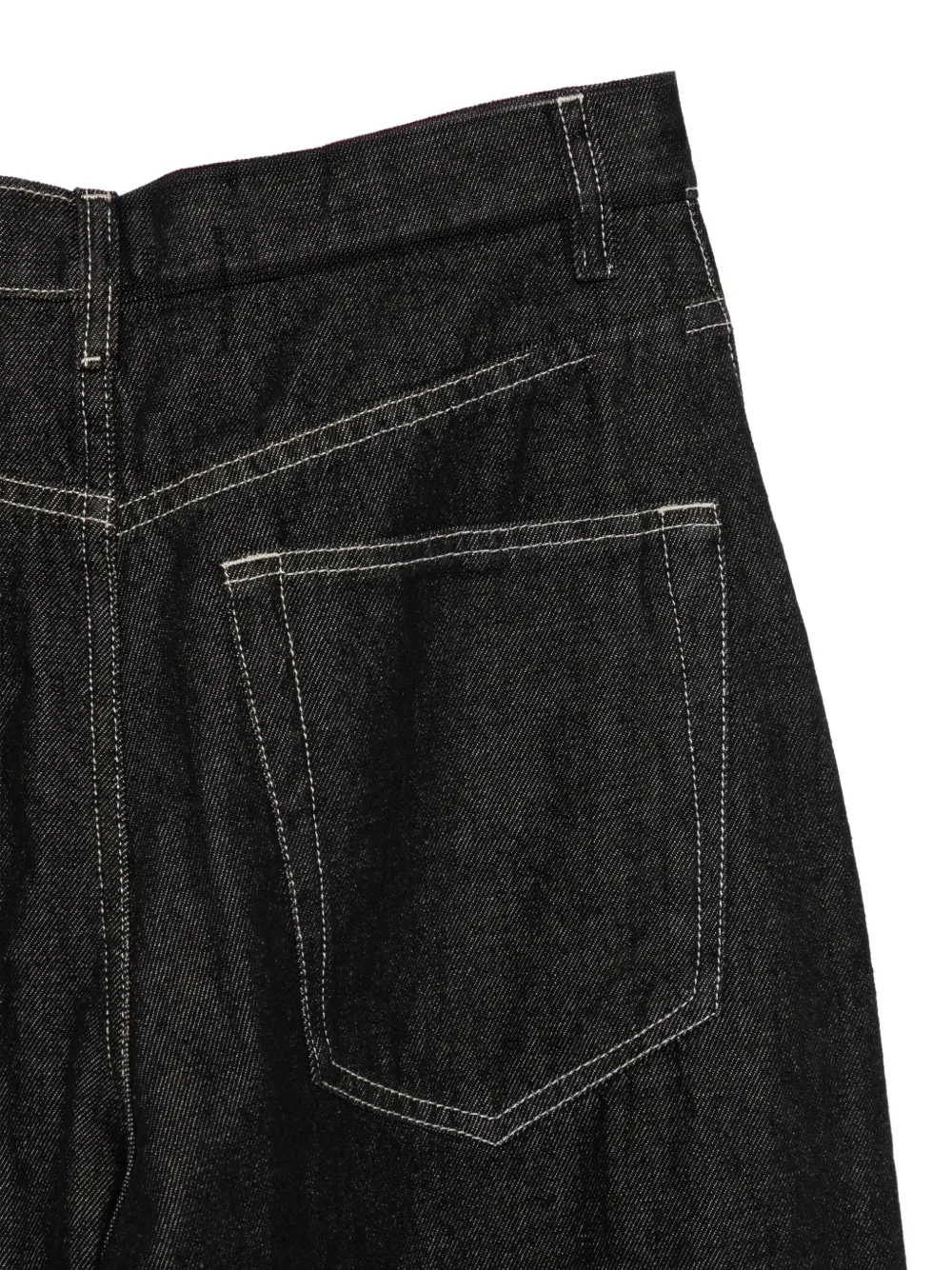 Christian Wijnants Patan jeans met contrasterende stiksels Zwart