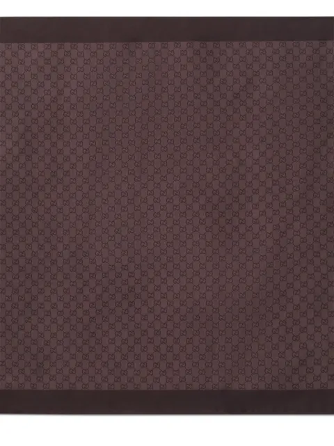 Gucci GG monogram-print twill scarf