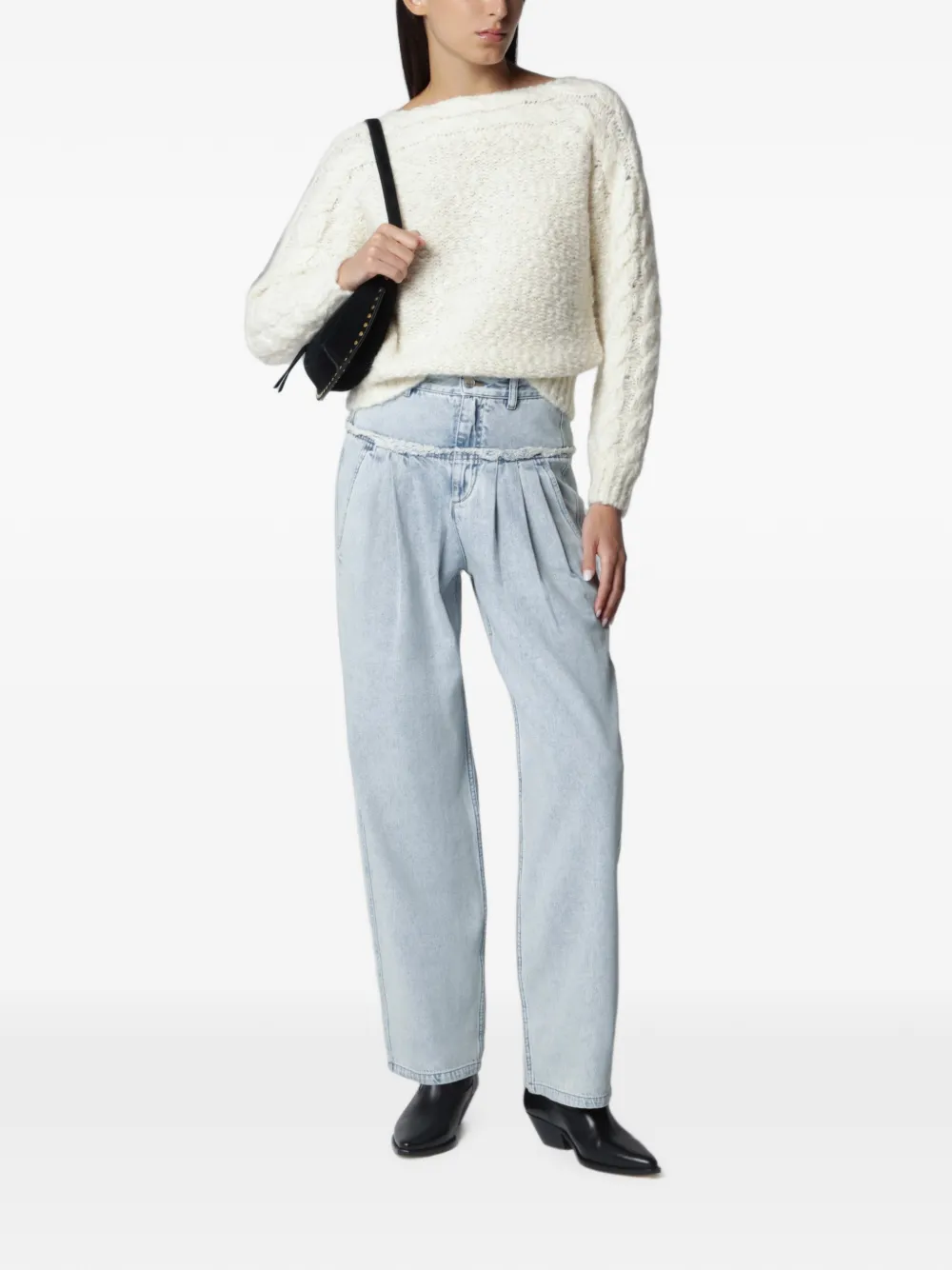 ISABEL MARANT Ponara wollen trui Beige
