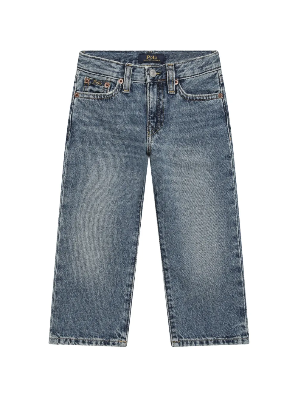 POLO RALPH LAUREN KIDS jean droit Pierson - Bleu