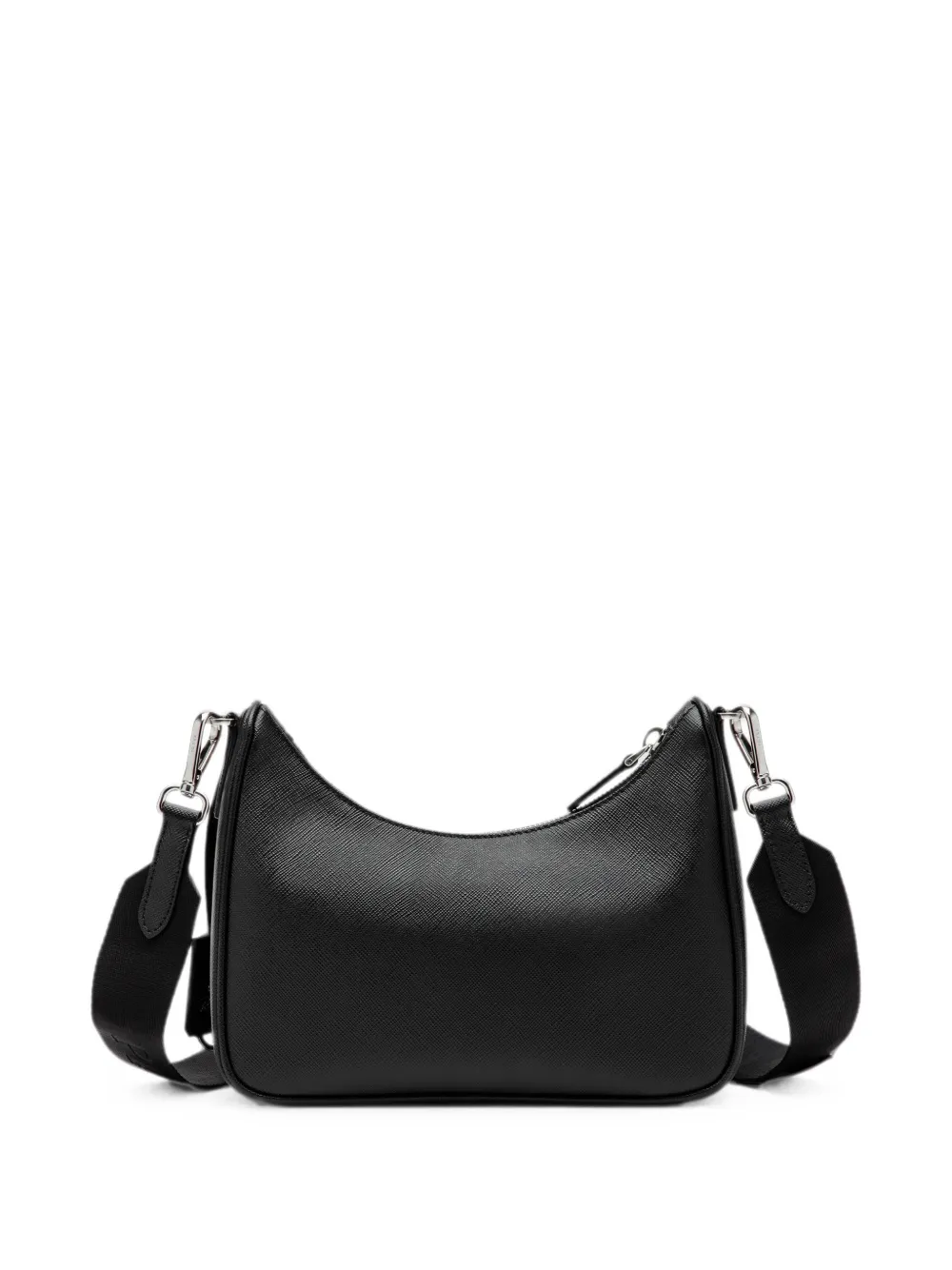 Prada Re-Edition 2005 schoudertas van saffiano leer Zwart