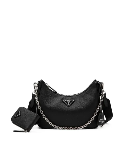 Prada Re-Edition 2005 skuldertaske i Saffiano-læder