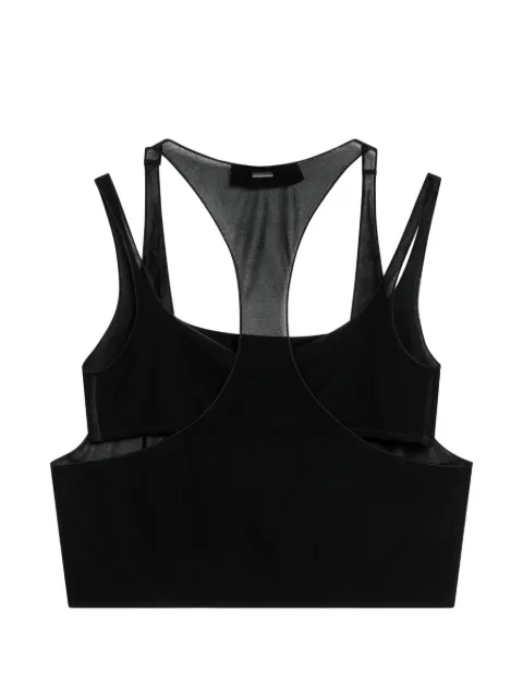 Gucci layered cut-out top
