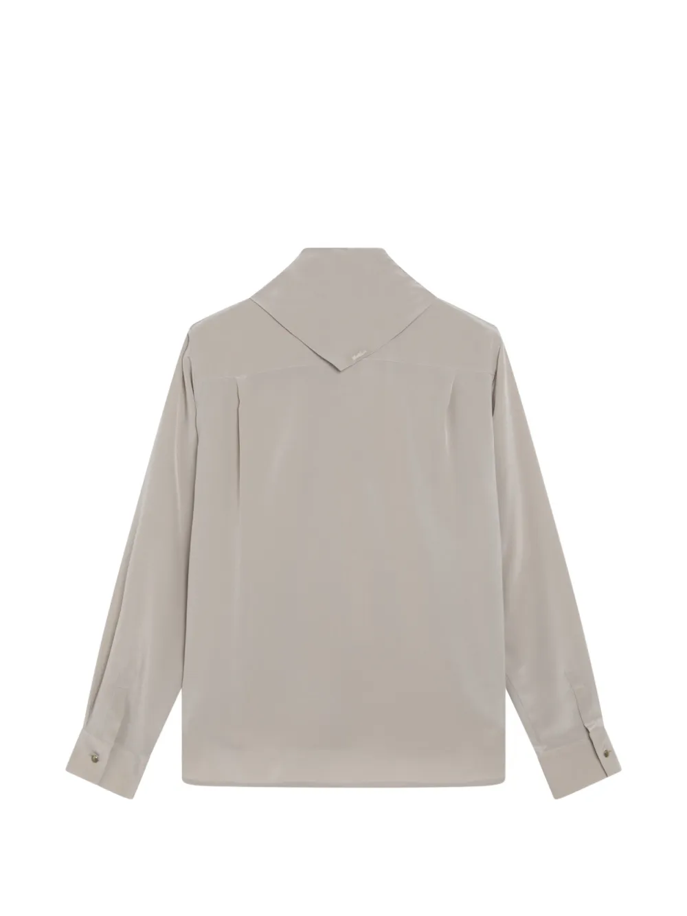 Max Mara Blouse met strik Beige