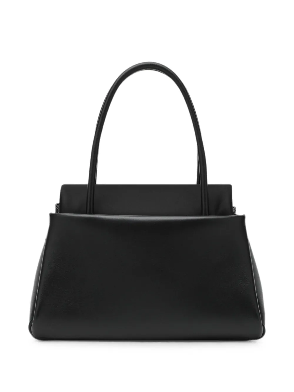 Prada Passage kleine leren tas met Re-Nylon klep Zwart