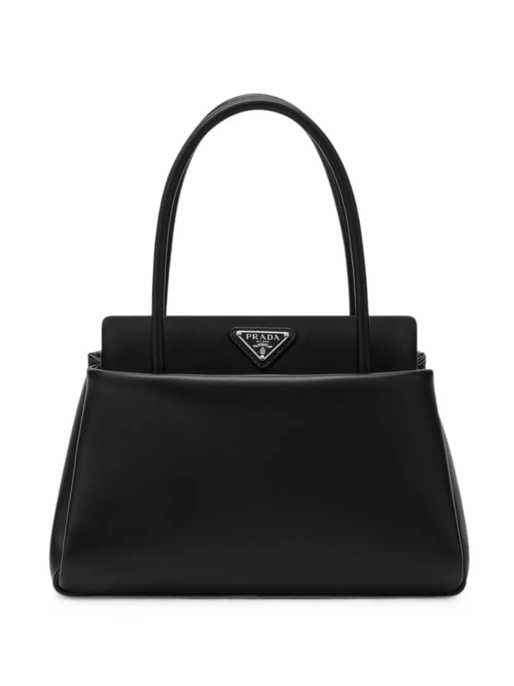 Prada Kleine Passage Tasche mit Re-Nylon-Klappe - Schwarz