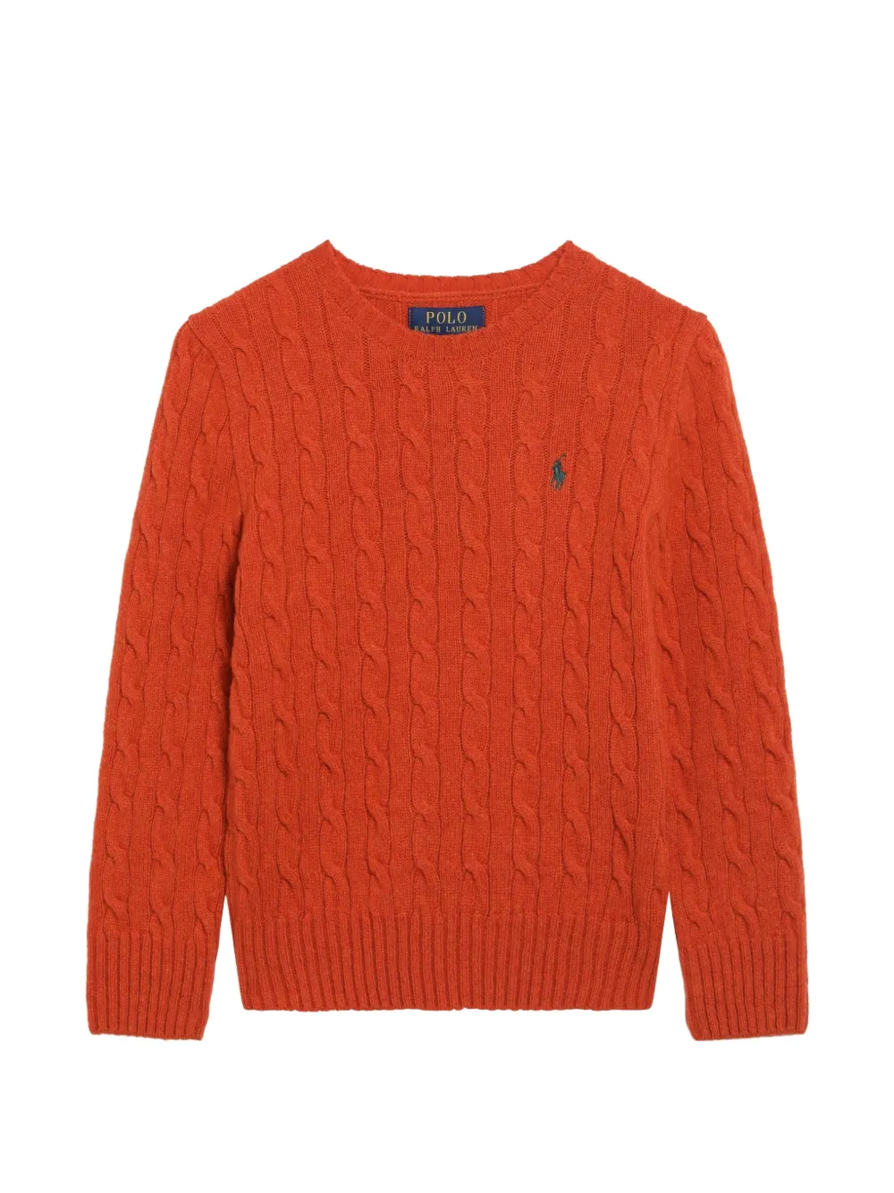 POLO RALPH LAUREN KIDS Maglione con ricamo - Arancione